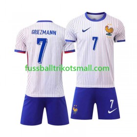 Fußballtrikots Frankreich Antoine Griezmann 7 Kinder EURO 2024 Kurzarm Auswärts-trikot kaufen